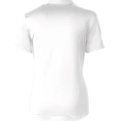 Polos^New York Jets Women's Cutter & Buck White Americana Prospect Textured Stretch Polo
