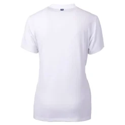 Sweaters & Dress Shirts^New York Jets Women's Cutter & Buck White Throwback Logo Forge Blade V-Neck Polo
