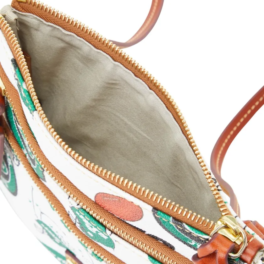 Accessories|Purses^New York Jets Women's Dooney & Bourke Triple-Zip Crossbody Bag