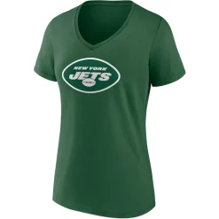 T-Shirts|Women^New York Jets Women's Fanatics Ahmad Sauce Gardner Black Player Icon Name & Number V-Neck T-Shirt