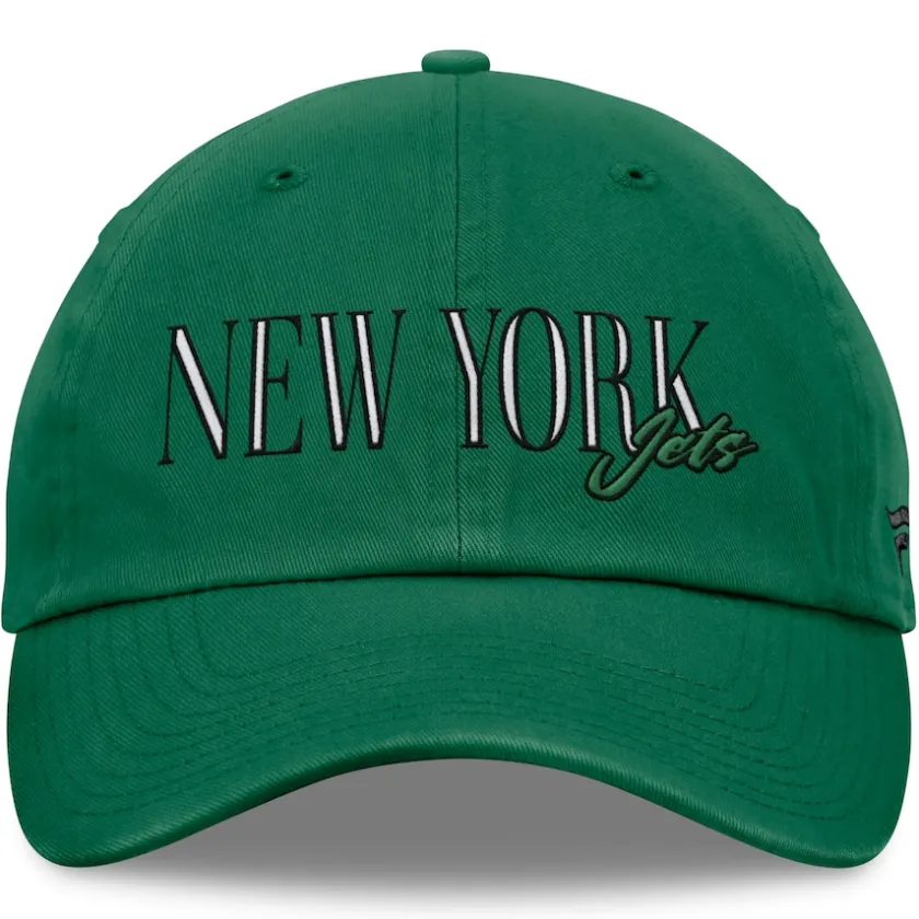 Hats|Women^New York Jets Women's Fanatics Kelly Green City Adjustable Hat