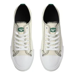 Shoes & Socks^New York Jets Women's FOCO Cream Low Top Canvas Shoes