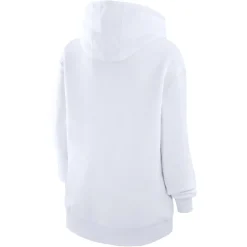 Jackets^New York Jets Women's G-III 4Her By Carl Banks White Heart Fleece Tri-Blend Pullover Hoodie