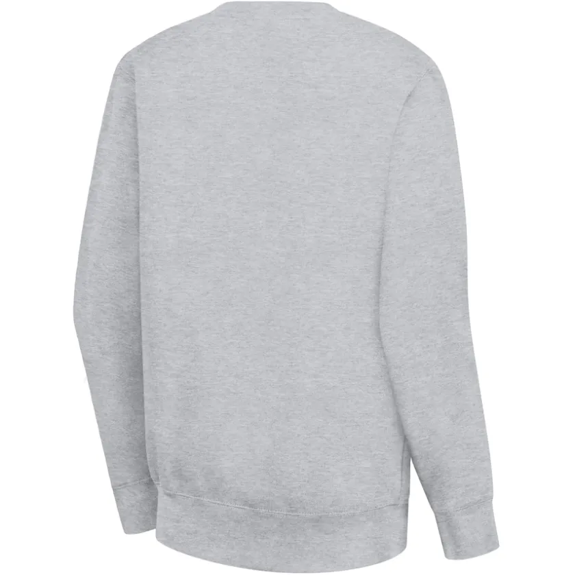 Sweatshirts & Fleece|Women^New York Jets Women's G-III 4Her By Carl Banks Heather Gray Large Round Team Graphic Fleece Pullover Sweatshirt