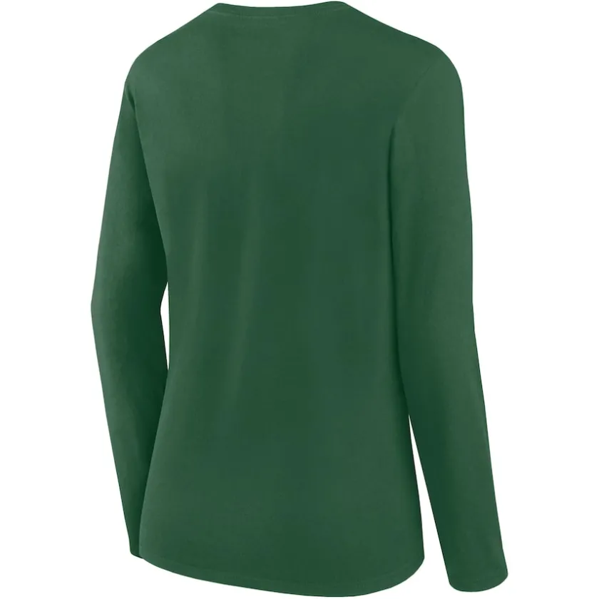 T-Shirts|Women^New York Jets Women's Green Grip Long Sleeve T-Shirt