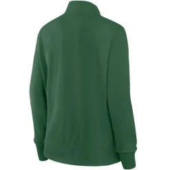 Jackets|Sweatshirts & Fleece^New York Jets Women's Green Velocity Quarter-Zip Jacket