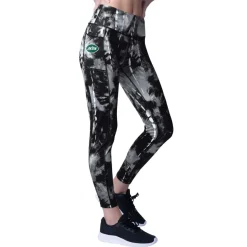 Shorts & Pants^New York Jets Women's MSX By Michael Strahan Black Serena Tie-Dye Leggings