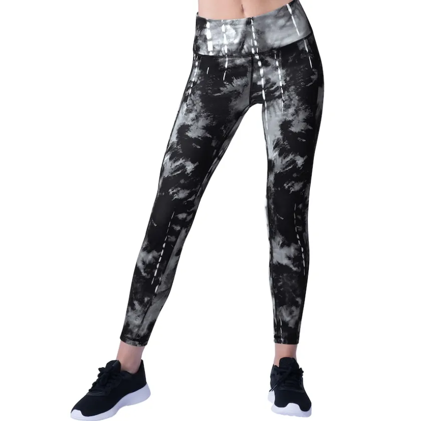 Shorts & Pants^New York Jets Women's MSX By Michael Strahan Black Serena Tie-Dye Leggings