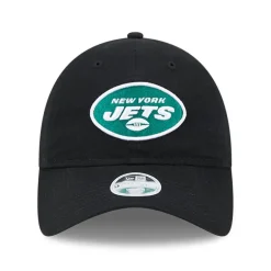 Hats|Women^New York Jets Women's New Era Black Main Core Classic 2.0 9TWENTY Adjustable Hat