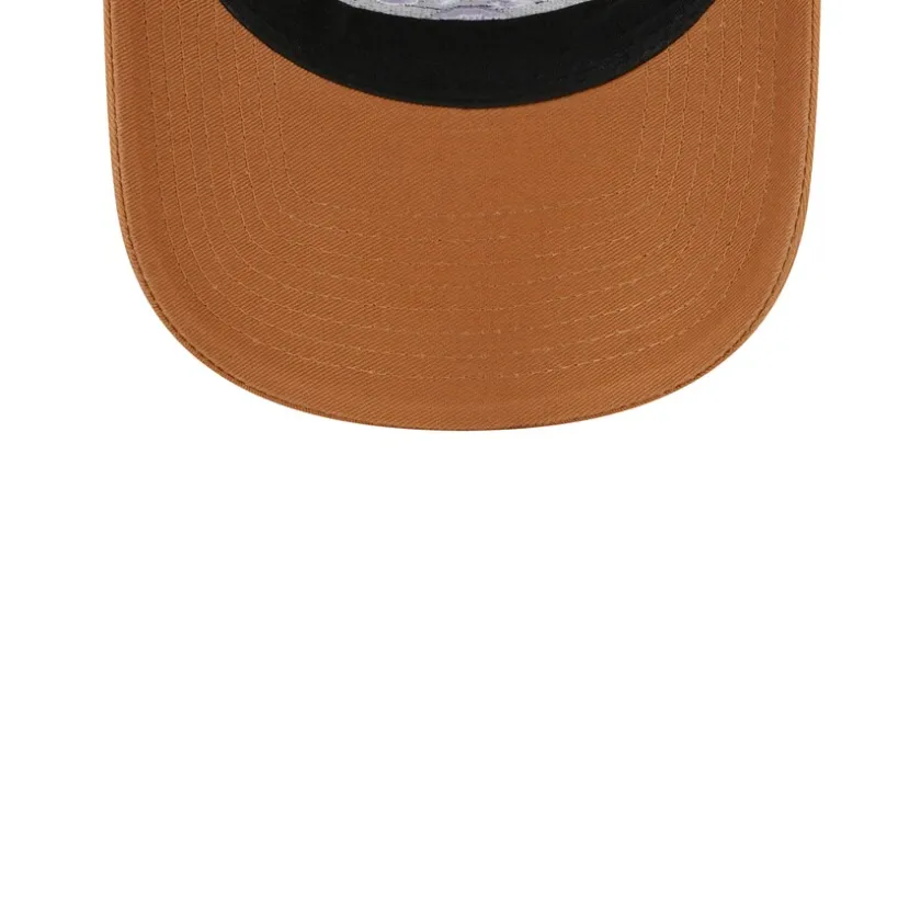 Hats|Women^New York Jets Women's New Era Brown Main Core Classic 2.0 9TWENTY Adjustable Hat