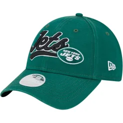 Hats|Women^New York Jets Women's New Era Green Cheer 9FORTY Adjustable Hat