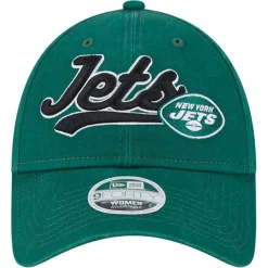 Hats|Women^New York Jets Women's New Era Green Cheer 9FORTY Adjustable Hat