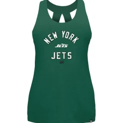 T-Shirts|Women^New York Jets Women's New Era Green 2024 NFL Training Camp Tank Top