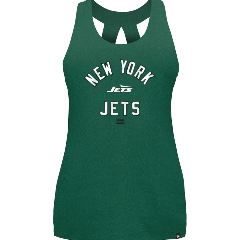 T-Shirts|Women^New York Jets Women's New Era Green 2024 NFL Training Camp Tank Top