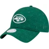 Hats|Women^New York Jets Women's New Era Green Smiley 9TWENTY Adjustable Hat