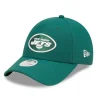 Hats|Women^New York Jets Women's New Era Green Simple 9FORTY Adjustable Hat