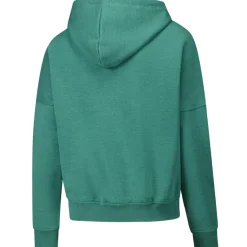 Sweatshirts & Fleece|Women^New York Jets Women's New Era Heather Green Boxy Pullover Hoodie
