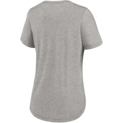 T-Shirts|Women^New York Jets Women's Nike Heather Gray Fashion Tri-Blend T-Shirt