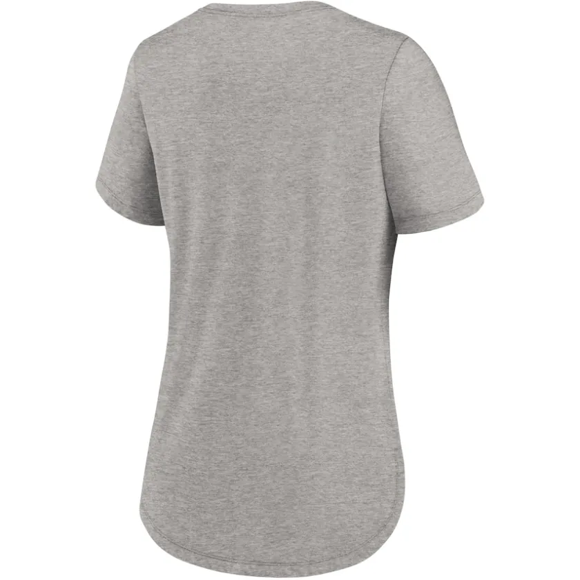 T-Shirts|Women^New York Jets Women's Nike Heather Gray Fashion Tri-Blend T-Shirt