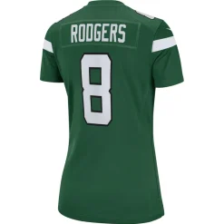 Jerseys|Women^New York Jets Women's Nike Aaron Rodgers Green Player Jersey