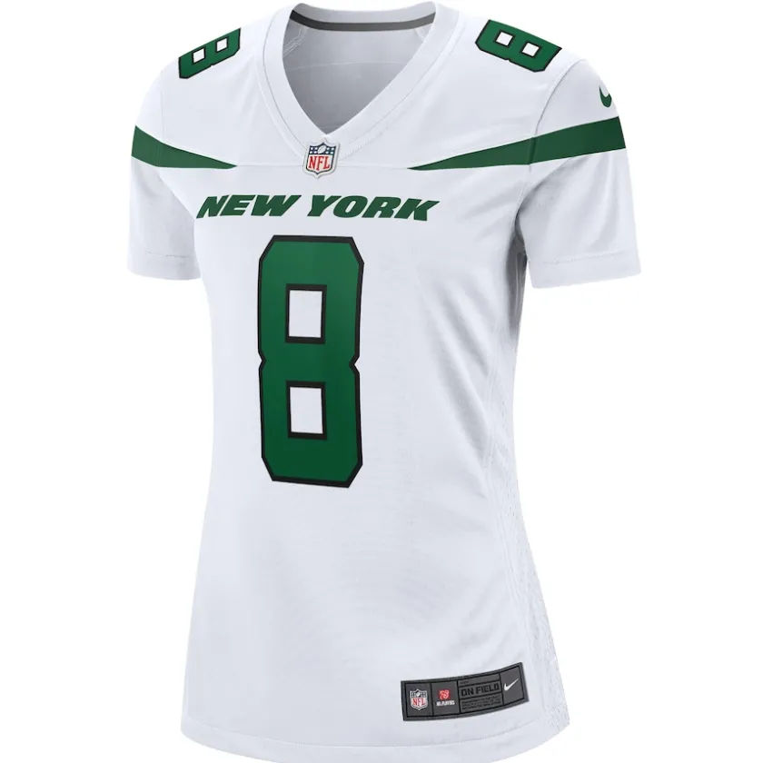 Jerseys|Women^New York Jets Women's Nike Aaron Rodgers White Player Jersey