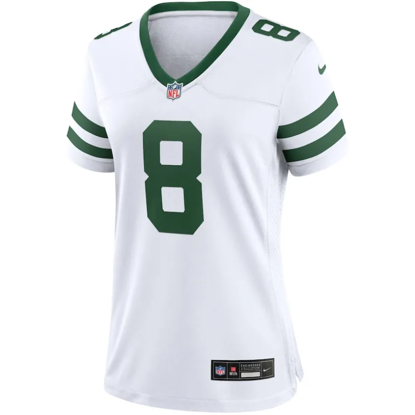 Jerseys|Women^New York Jets Women's Nike Aaron Rodgers Legacy White Game Jersey