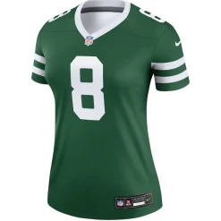 Jerseys|Women^New York Jets Women's Nike Aaron Rodgers Legacy Green Legend Player Performance Top