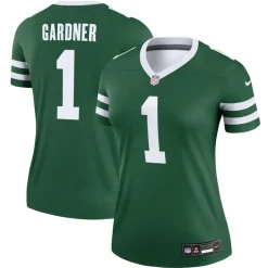 Jerseys|Women^New York Jets Women's Nike Ahmad Sauce Gardner Legacy Green Legend Player Performance Top