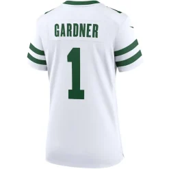 Jerseys|Women^New York Jets Women's Nike Ahmad Sauce Gardner Legacy White Game Jersey