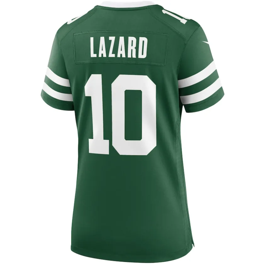 Jerseys|Women^New York Jets Women's Nike Allen Lazard Legacy Green Team Game Jersey