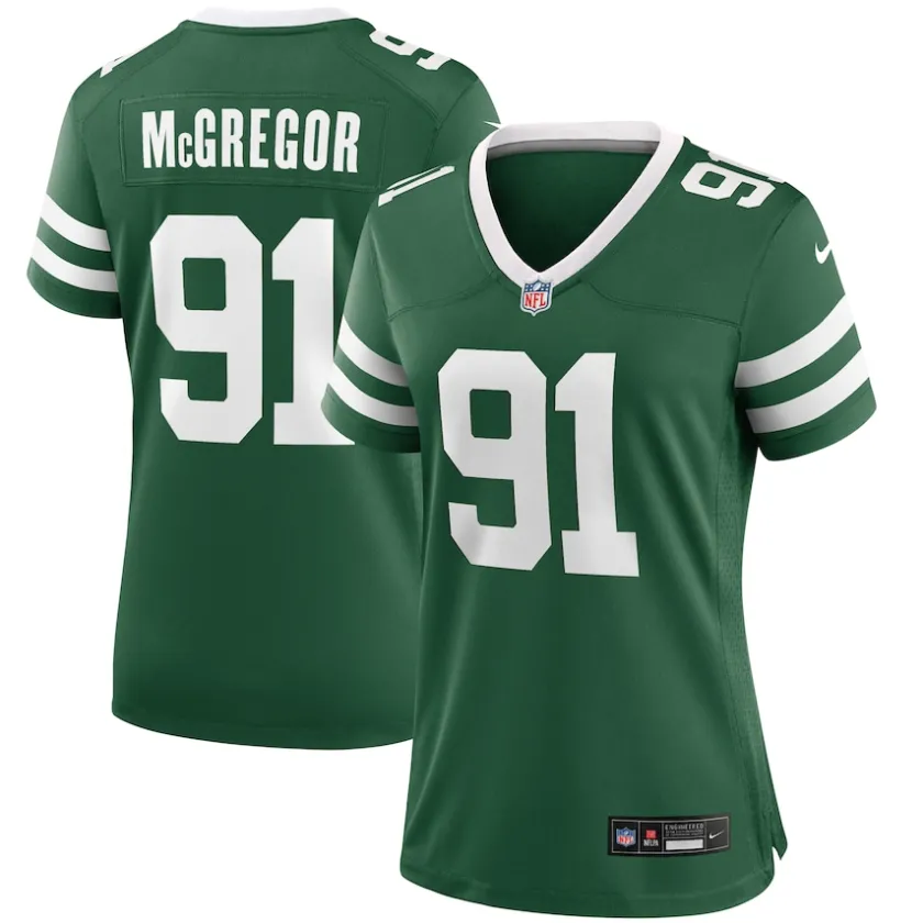 Jerseys|Women^New York Jets Women's Nike Braiden McGregor Legacy Green Team Game Jersey