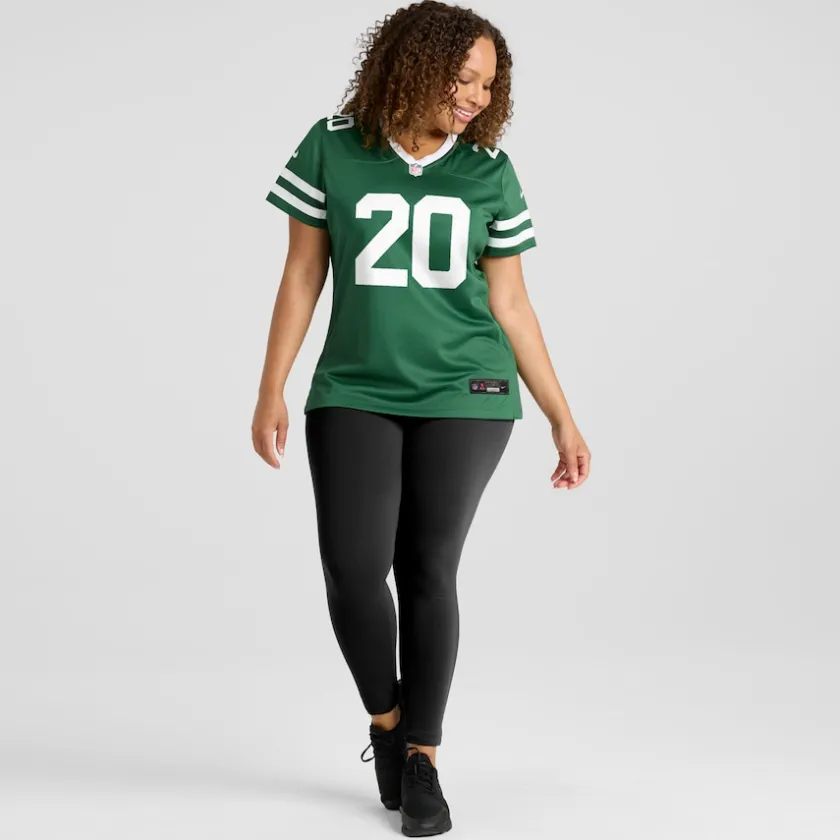 Jerseys|Women^New York Jets Women's Nike Breece Hall Legacy Green Game Jersey