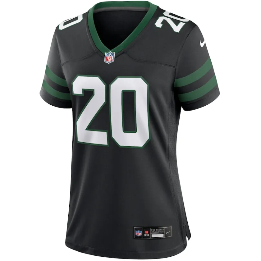 Jerseys|Women^New York Jets Women's Nike Breece Hall Legacy Black Alternate Game Jersey