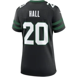 Jerseys|Women^New York Jets Women's Nike Breece Hall Legacy Black Alternate Game Jersey