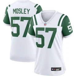 Jerseys|Women^New York Jets Women's Nike C.J. Mosley White Classic Alternate Game Jersey