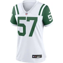 Jerseys|Women^New York Jets Women's Nike C.J. Mosley White Classic Alternate Game Jersey