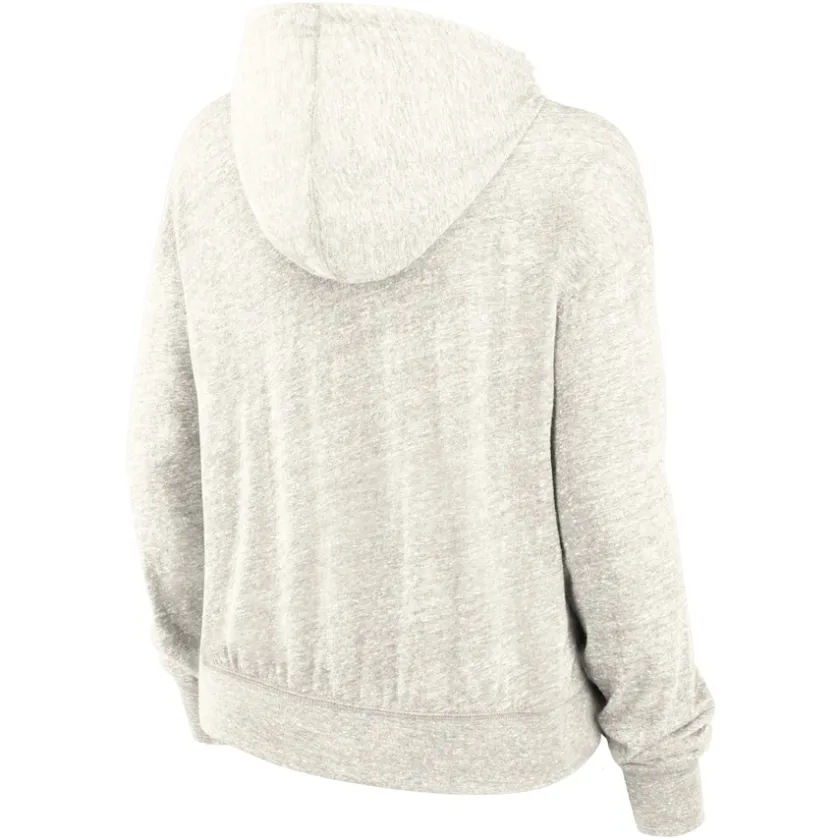 Sweatshirts & Fleece|Women^New York Jets Women's Nike Cream Gym Vintage Logo Pullover Hoodie