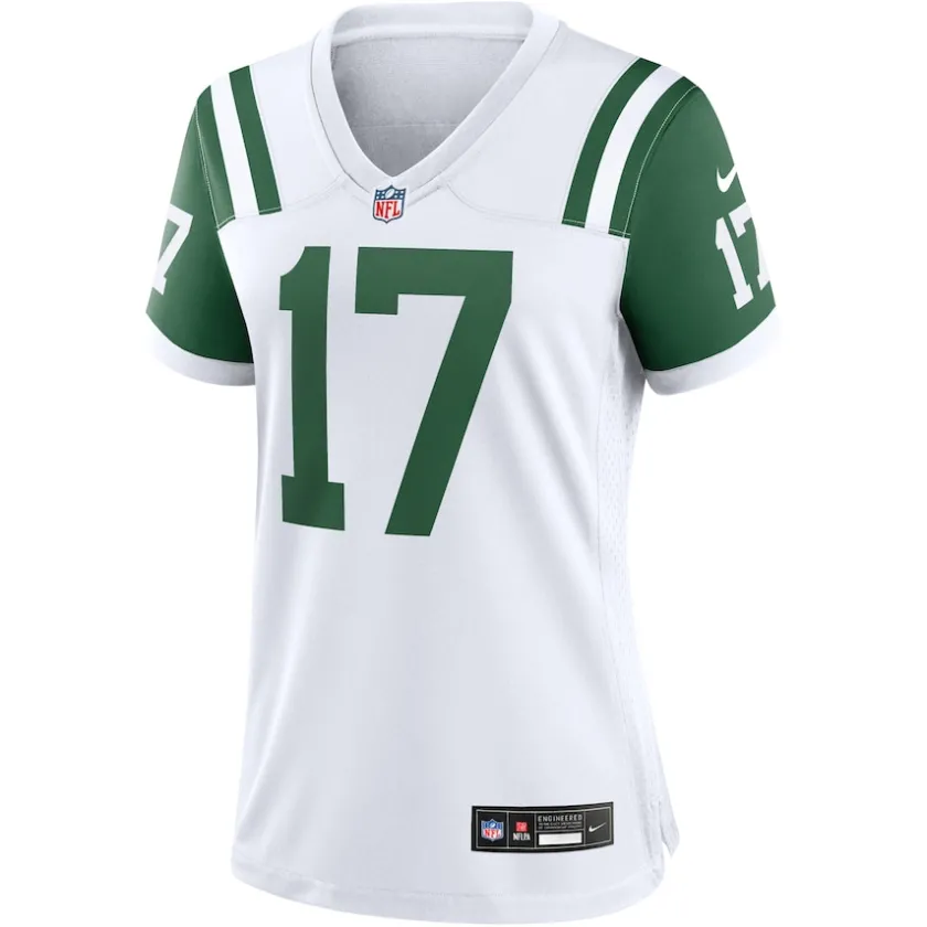 Jerseys|Women^New York Jets Women's Nike Davante Adams White Classic Alternate Game Jersey