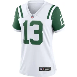 Jerseys|Women^New York Jets Women's Nike Don Maynard White Classic Alternate Retired Player Game Jersey