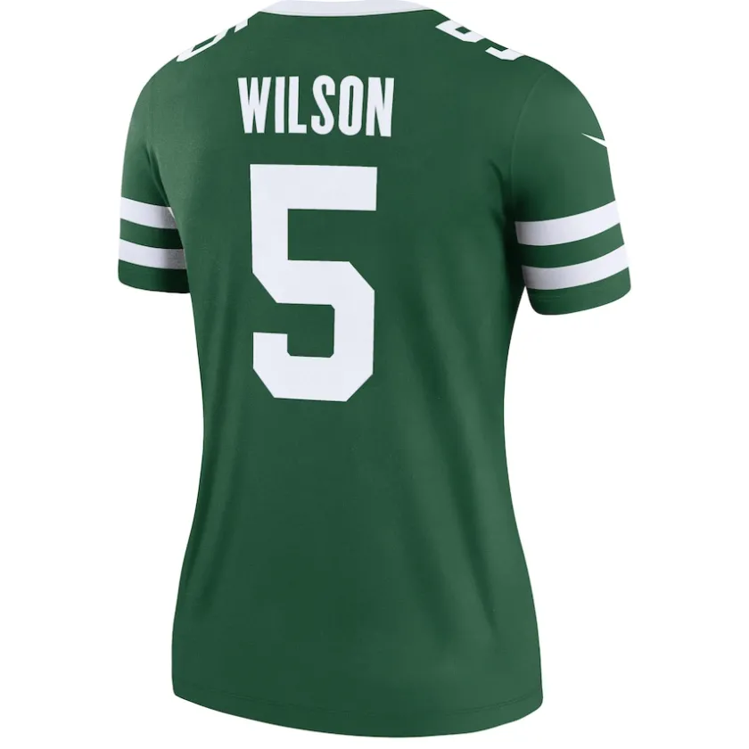 Jerseys|Women^New York Jets Women's Nike Garrett Wilson Legacy Green Legend Player Performance Top