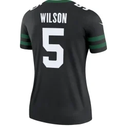 Jerseys|Women^New York Jets Women's Nike Garrett Wilson Legacy Black Alternate Legend Player Performance Top