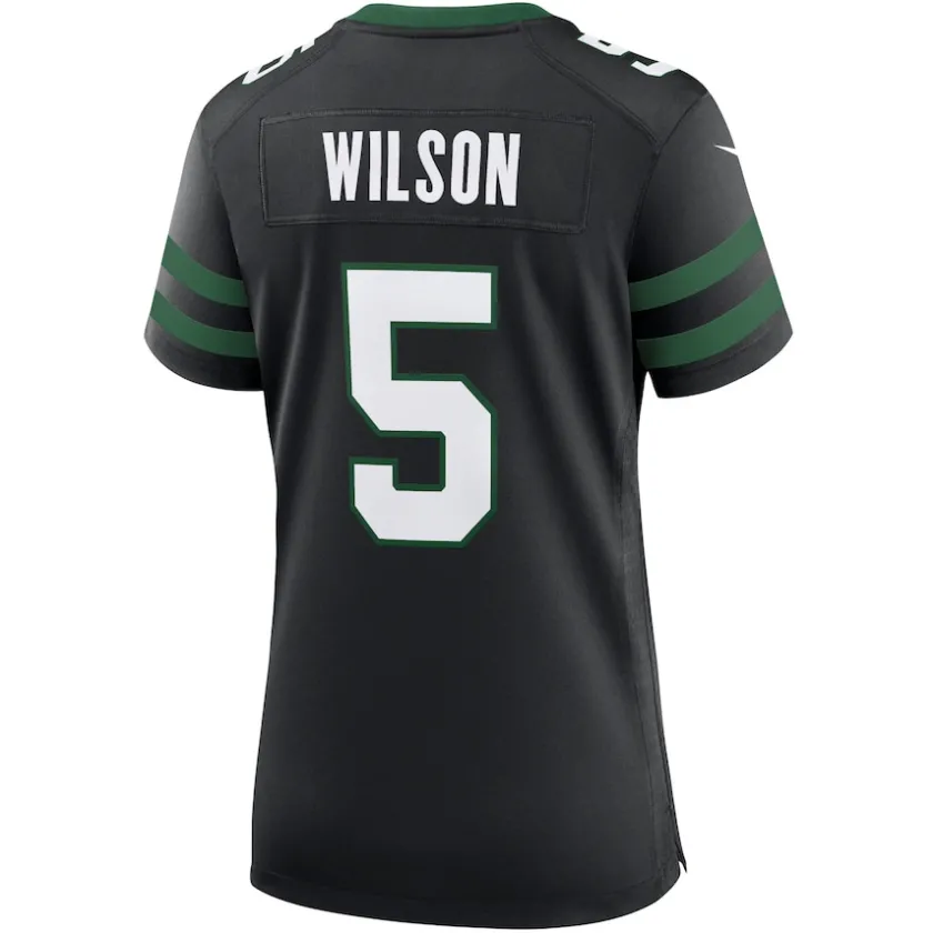 Jerseys|Women^New York Jets Women's Nike Garrett Wilson Legacy Black Alternate Game Jersey