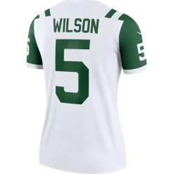 Jerseys|Women^New York Jets Women's Nike Garrett Wilson Classic Alternate White Alternate Legend Player Performance Top