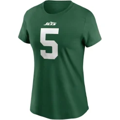 T-Shirts|Women^New York Jets Women's Nike Garrett Wilson Legacy Green Name & Number T-Shirt