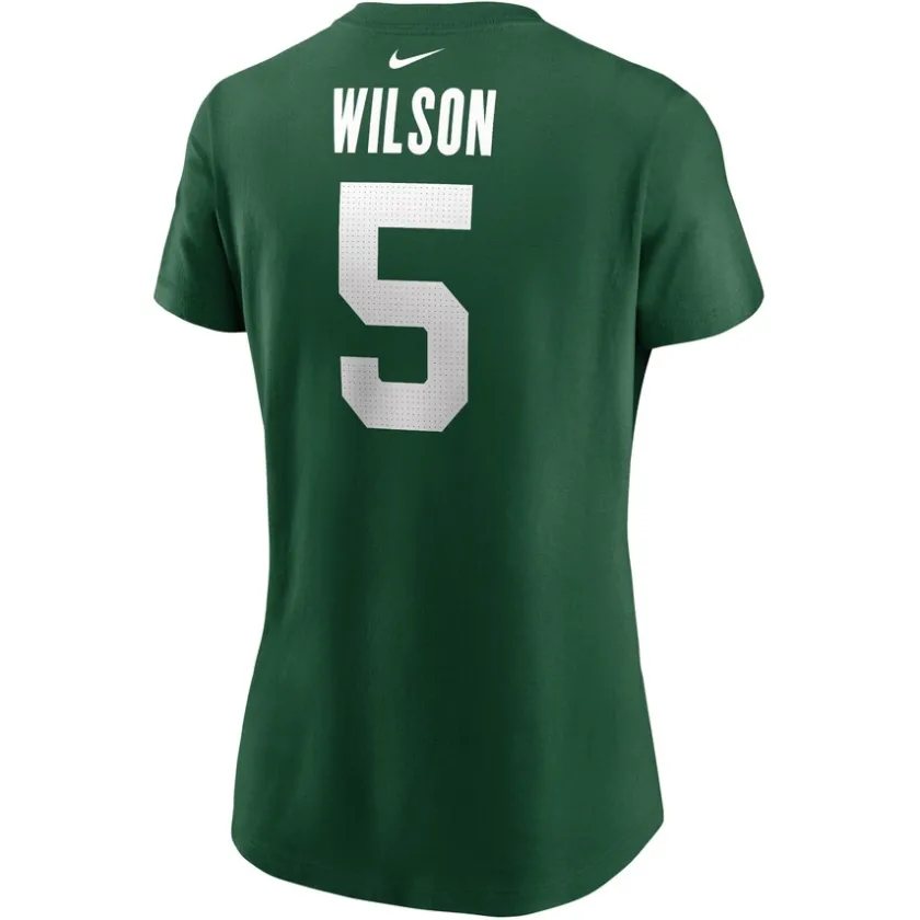T-Shirts|Women^New York Jets Women's Nike Garrett Wilson Legacy Green Name & Number T-Shirt