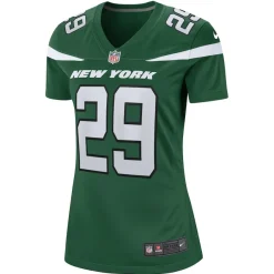 Jerseys|Women^New York Jets Women's Nike Jarrick Bernard Converse Gotham Green Game Jersey