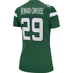 Jerseys|Women^New York Jets Women's Nike Jarrick Bernard Converse Gotham Green Game Jersey