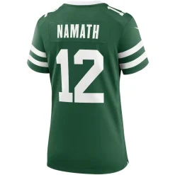 Jerseys|Women^New York Jets Women's Nike Joe Namath Legacy Green Retired Player Game Jersey