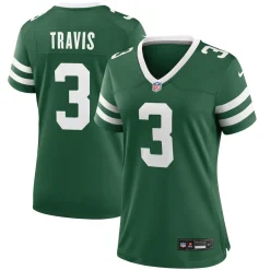 Jerseys|Women^New York Jets Women's Nike Jordan Travis Legacy Green Team Game Jersey