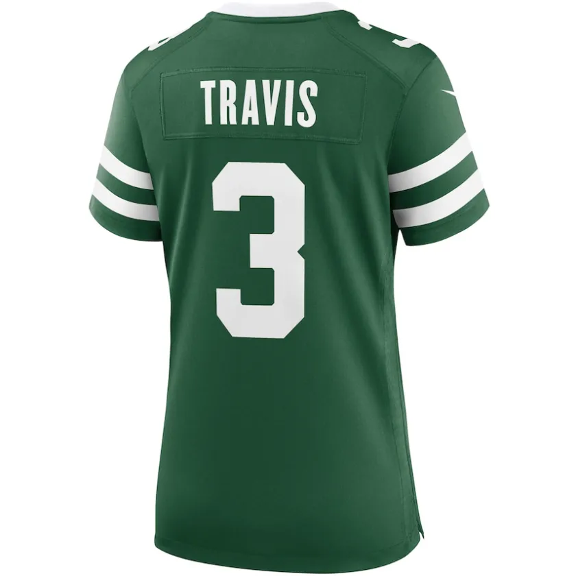 Jerseys|Women^New York Jets Women's Nike Jordan Travis Legacy Green Team Game Jersey